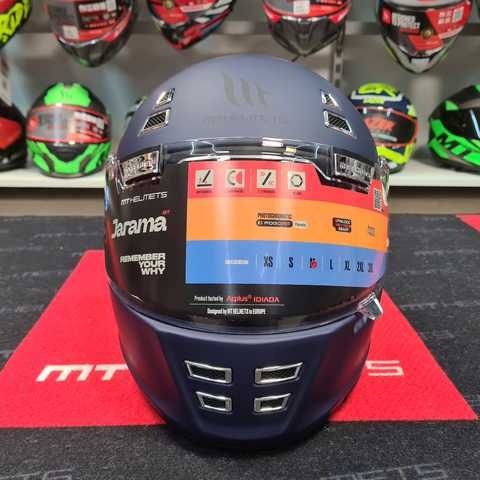 Мотошолом MT Jarama Solid Matt Blue