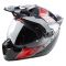 Мотошолом KLIM Krios Pro ECE/DOT LG Spectrum Black - Fiery Red
