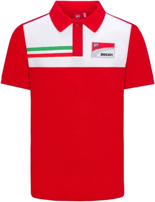 Футболка Ducati Corse Tricolour Polo Red