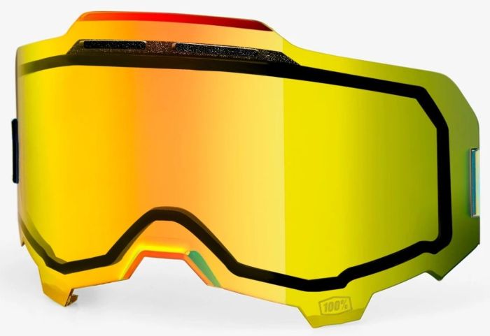 Лінза 100% Armega/armatic Dual Vented Lens Mirror Gold