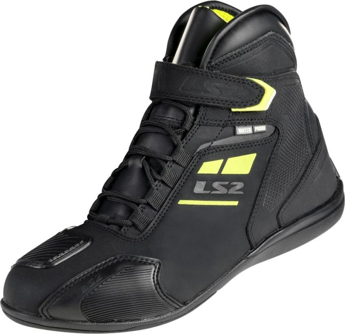 Мотовзуття LS2 Garra Man Boots WP Black Hi-Vis Yellow