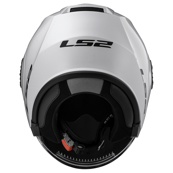 Мотошолом LS2 OF570 Verso Single Mono Gloss White