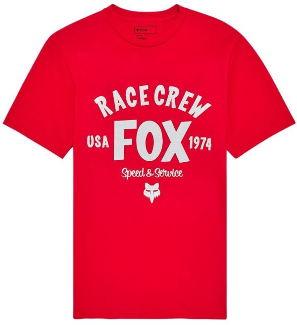 Футболка Fox Premium Short Sleeve Tee - Slogan Flame Red