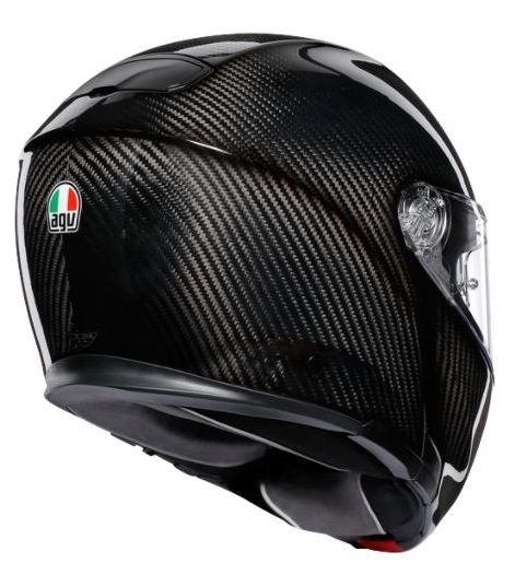 Мотошолом AGV Sportmodular E05 Glossy Carbon