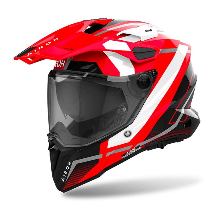 Шолом AIROH COMMANDER 2 MAVICK red gloss
