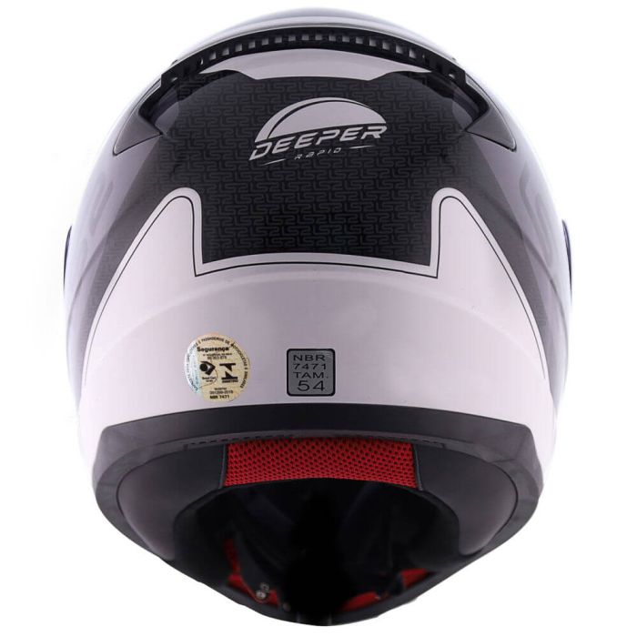 Мотошолом LS2 FF353 Rapid Deeper White Black Grey