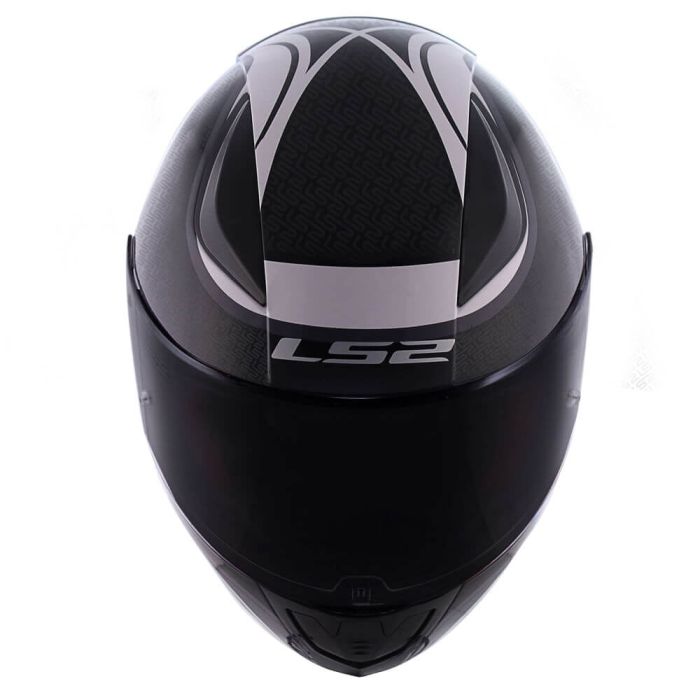 Мотошолом LS2 FF353 Rapid Deeper White Black Grey