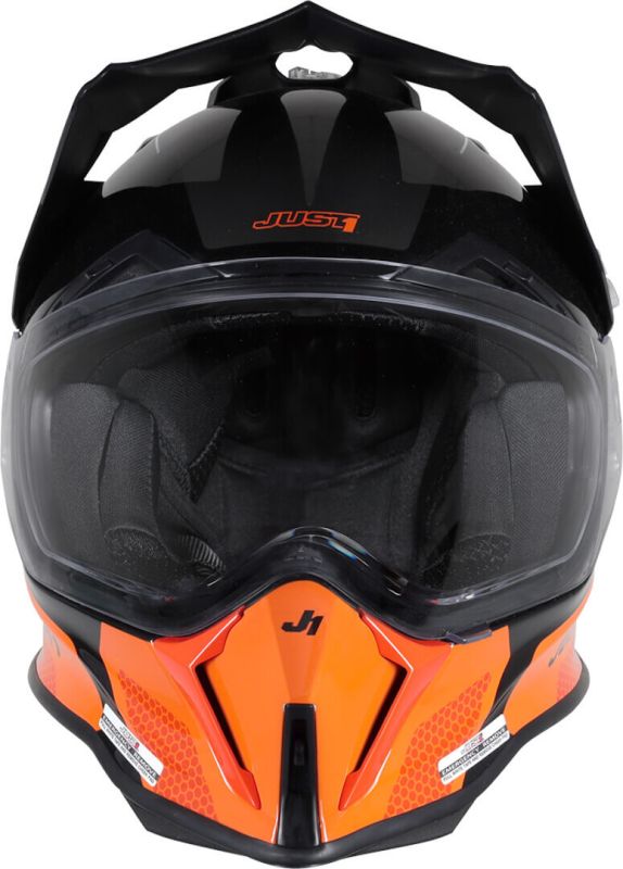 Мотошолом Just1 J14-F Elite Orange Black