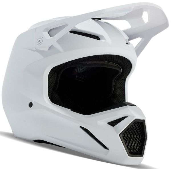 Шолом Fox V1 Helmet - Solid Matte White