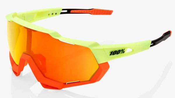 Окуляри Ride 100% Speedtrap - Soft Tact Oxyfire - Hiper Red Multilayer Mirror Lens