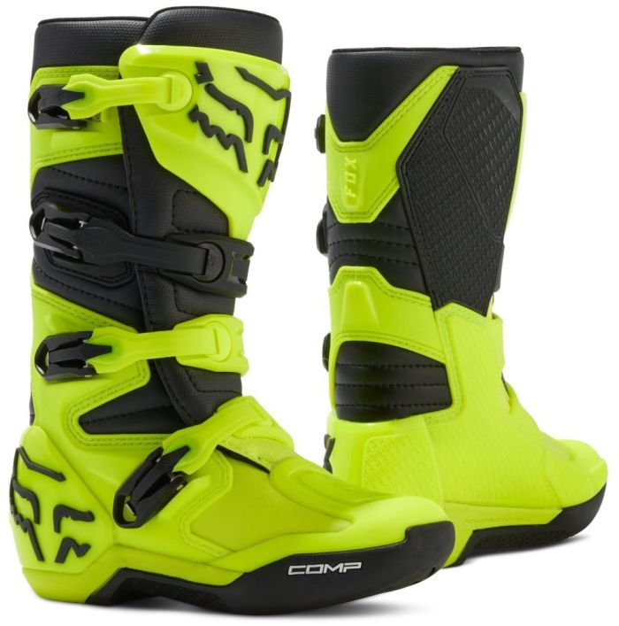 Мотоботи Fox Comp Youth Boot Flo Yellow