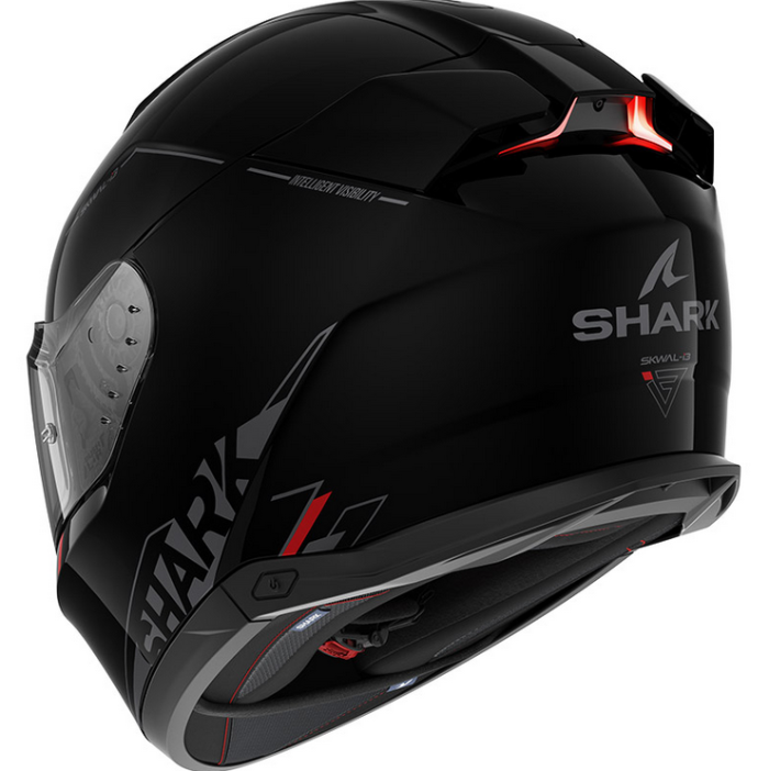 Шолом SHARK SKWAL i3  BLANK SP black/anthracite/red