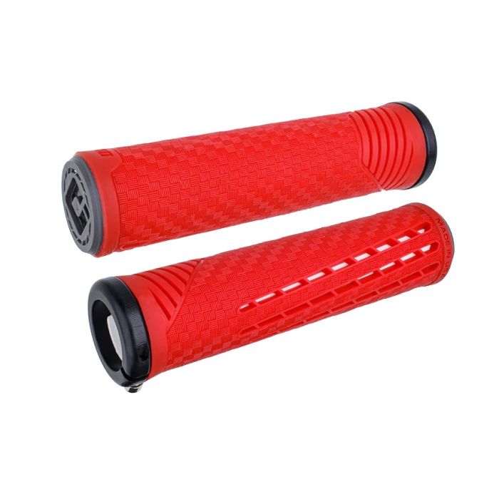 Гріпси ODI CF Grip v2.1 Lock-On Red/White