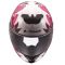 Мотошолом LS2 FF820 Rapid 3 Poppies 2 White Pink