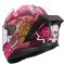 Мотошолом LS2 FF820 Rapid 3 Poppies 2 White Pink