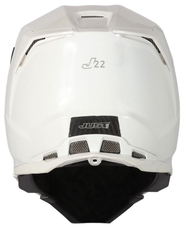 Мотошолом Just1 J22-F Solid White Gloss