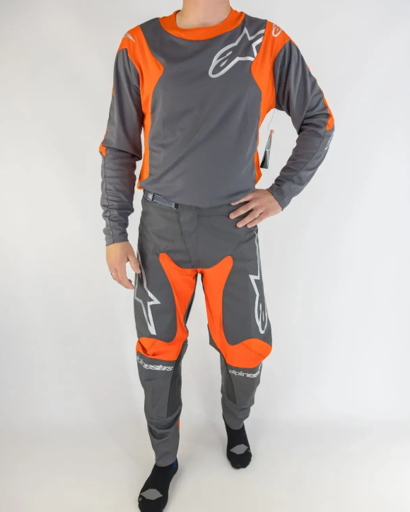 Мотокостюм Alpinestars Racer Hoen Grey/Orange