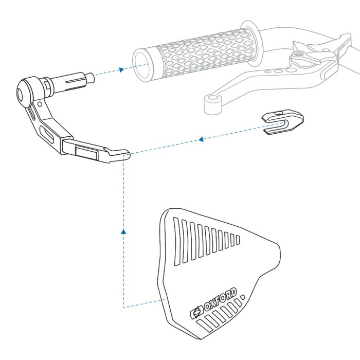 Захист важеля Oxford Converter - Lever to Hand  Guard