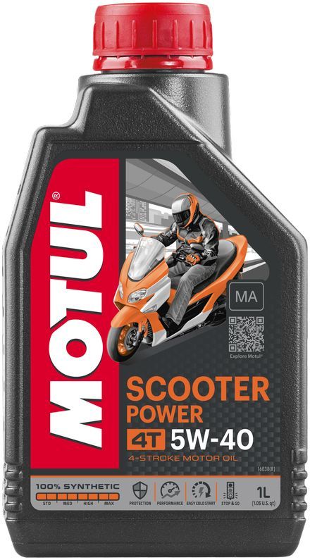 Моторна олива Motul Scooter Power 4T SAE 5W40 MA (1л)