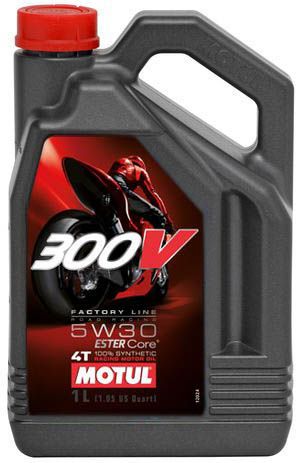 Моторна олива Motul 300V 4T Factory Line Road Racing 5W30 (4л)