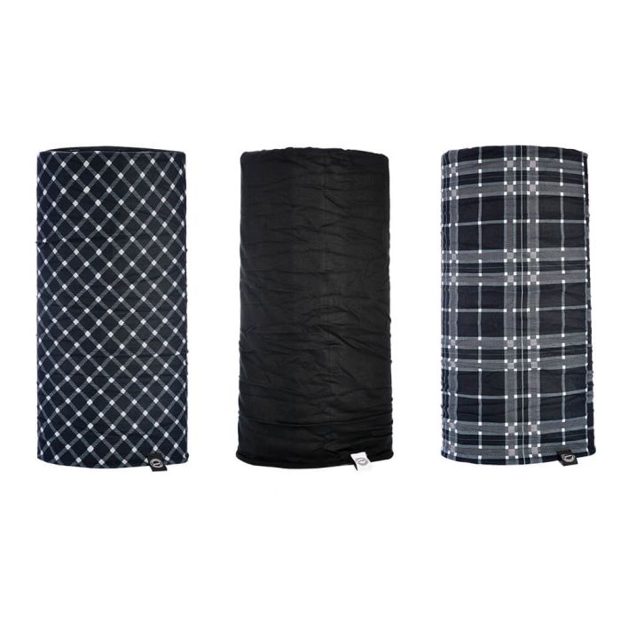 Набір баффів (3 шт.) Oxford Comfy Black&White Tartan 3-Pack