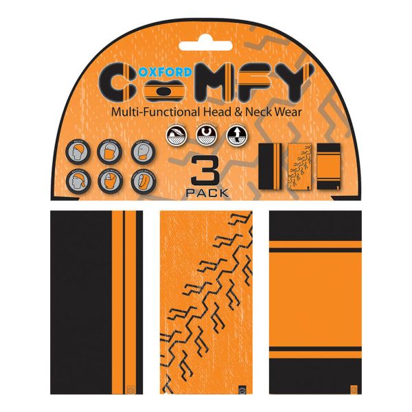 Набір баффів (3 шт.) Oxford Comfy HD colours 3-Pack