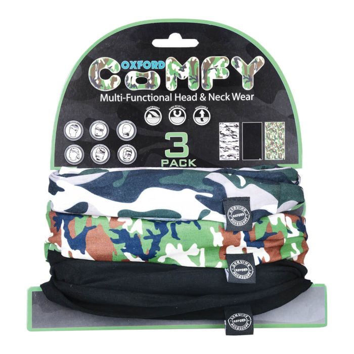 Набір баффів (3 шт.) Oxford Comfy Camo 3 Pack