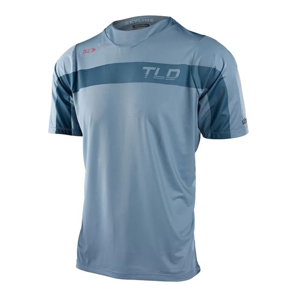Джерсі TLD SKYLINE SS JERSEY JET FUEL [ICE BLUE / RED]