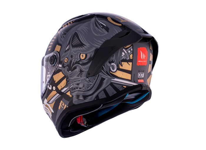 Мотошолом MT STINGER 2 KRT B9 Matt
