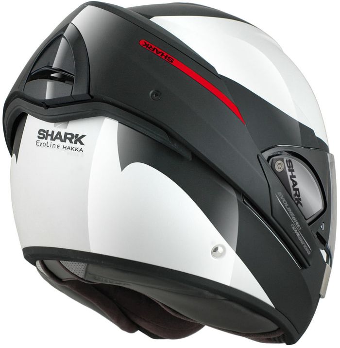 Мотошолом Shark Evoline 3 Hakka Black\White