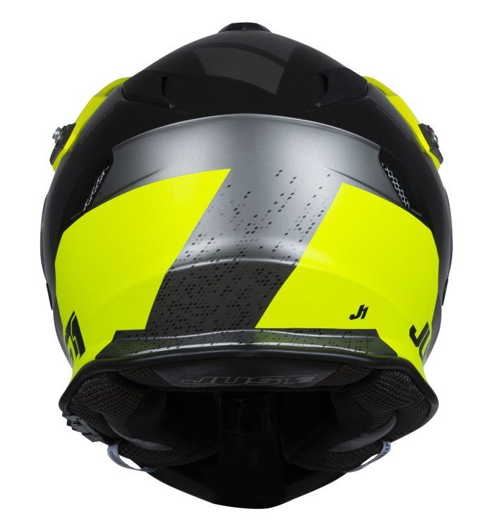 Мотошолом Just1 J34 Pro Outerspace White Fluo Yellow Black