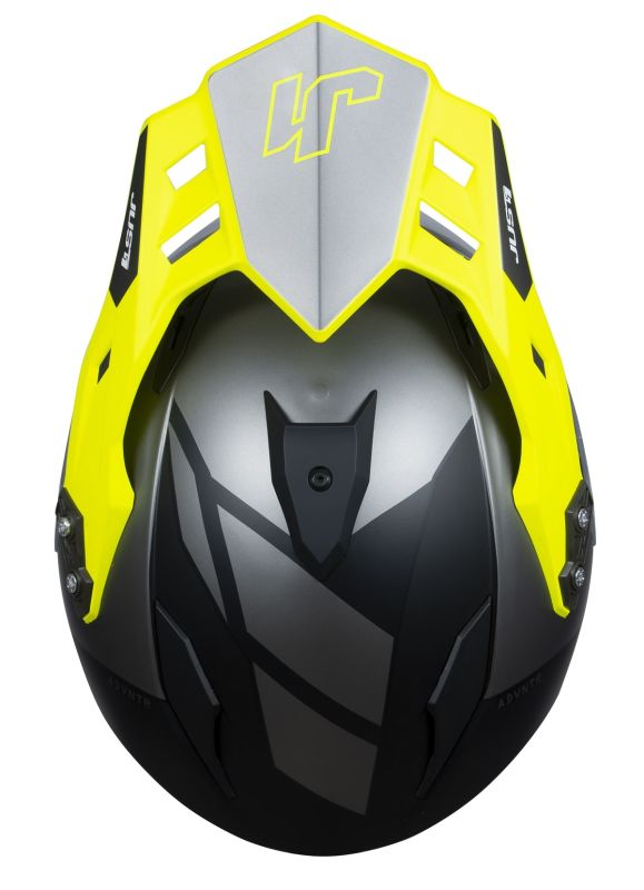 Мотошолом Just1 J34 Pro Outerspace White Fluo Yellow Black