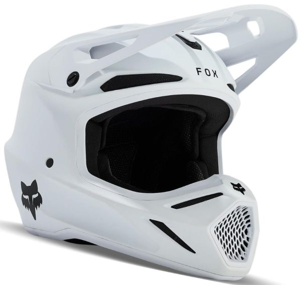 Шолом Fox Yth V3 Helmet - Solid White