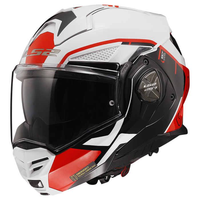 Мотошолом LS2 FF901 Advant X Metryk White Red