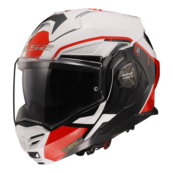 Мотошолом LS2 FF901 Advant X Metryk White Red