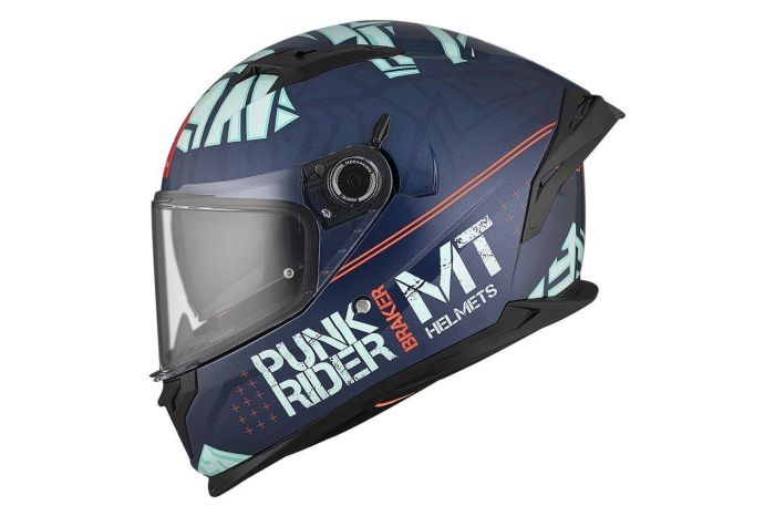 Мотошолом MT BRAKER SV PUNK RIDER C7 Gloss Blue