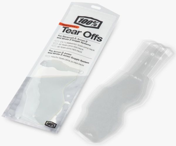 Зривки 100% Tear-offs (gen 2) - 20 Pack