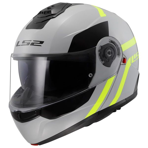 Мотошолом LS2 FF908 Strobe 2 Autox Grey H-V Yellow