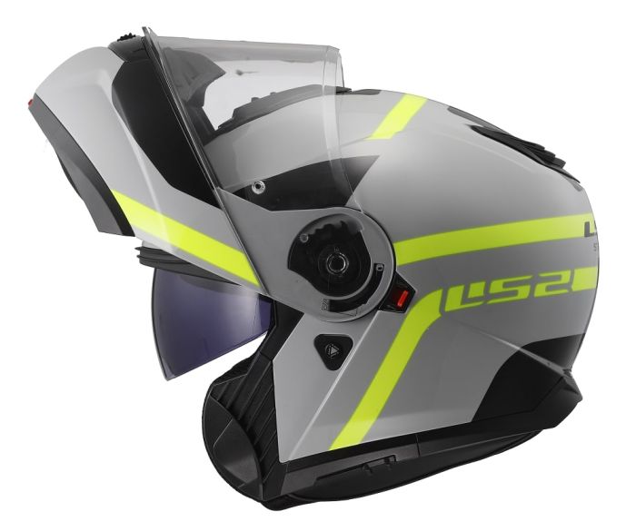 Мотошолом LS2 FF908 Strobe 2 Autox Grey H-V Yellow