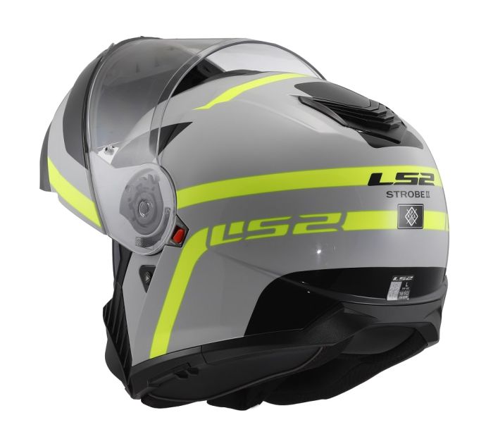 Мотошолом LS2 FF908 Strobe 2 Autox Grey H-V Yellow
