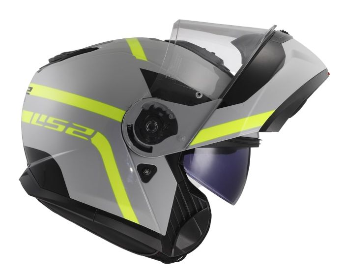 Мотошолом LS2 FF908 Strobe 2 Autox Grey H-V Yellow