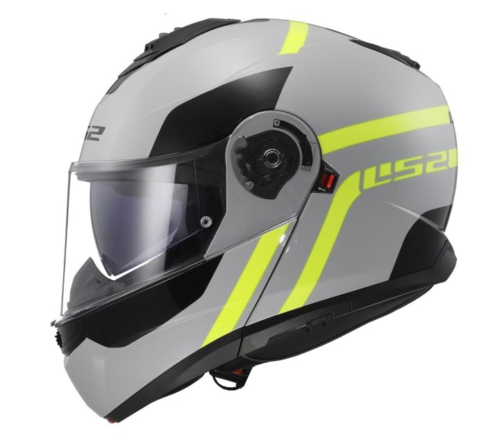 Мотошолом LS2 FF908 Strobe 2 Autox Grey H-V Yellow