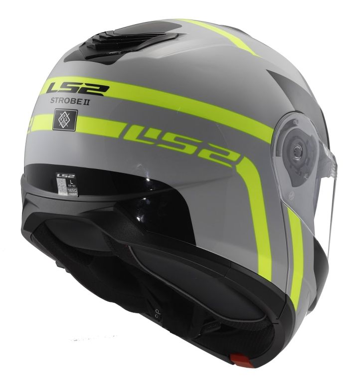 Мотошолом LS2 FF908 Strobe 2 Autox Grey H-V Yellow
