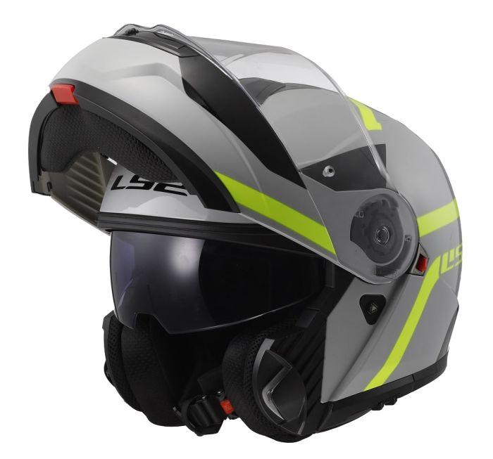 Мотошолом LS2 FF908 Strobe 2 Autox Grey H-V Yellow