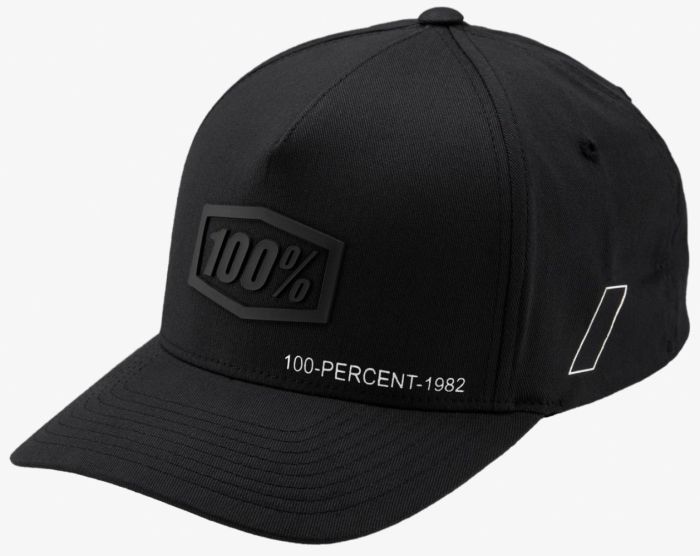 Кепка Ride 100% Shadow Flexit Hat Black