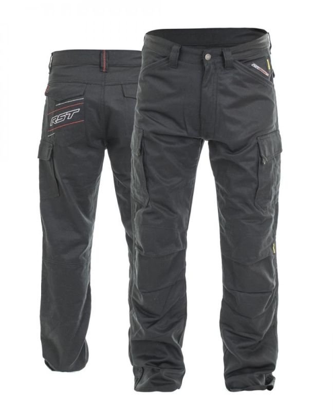 Мото джинси RST Aramid Cargo with Belt Jeans Black
