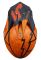 Мотошолом Just1 J39 Poseidon Fluo Orange Red Black