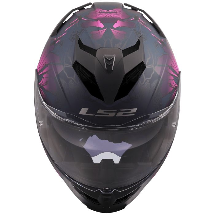 Мотошолом LS2 FF818 Storm 3 Burst Black Pink