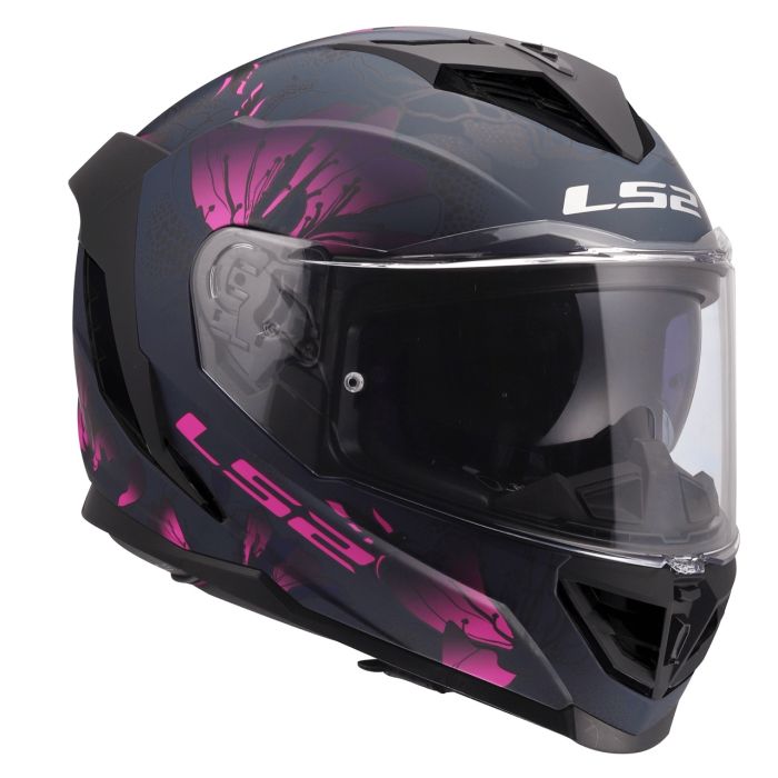Мотошолом LS2 FF818 Storm 3 Burst Black Pink