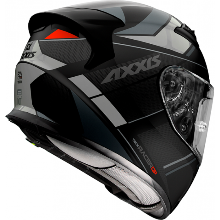 Мотошолом AXXIS RACER GP SV FIBER B2 MATT GRAY